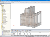 Modelo de uma estrutura de entrada no RFEM (© Zutari)