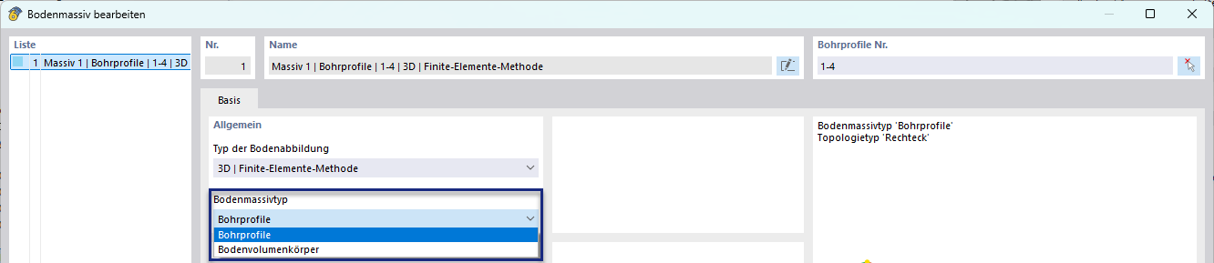 Tipo de estrutura de maciça de solo