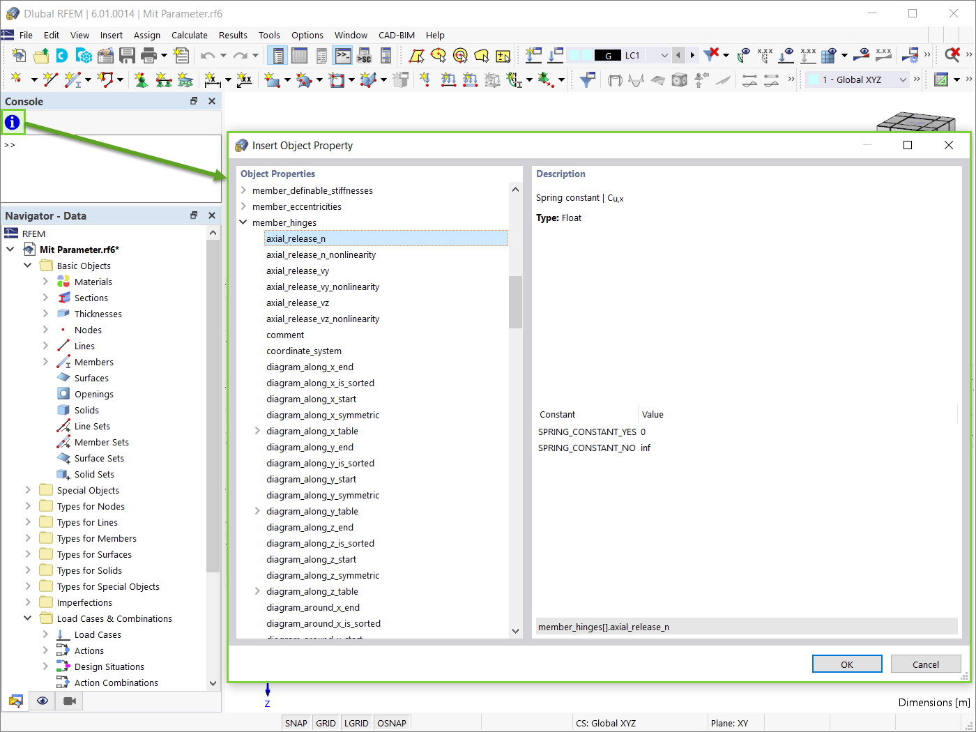 Propriedades de objeto