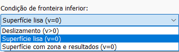 Condição de fronteira inferior