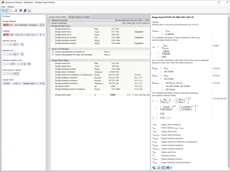 Detalhes de verificação
