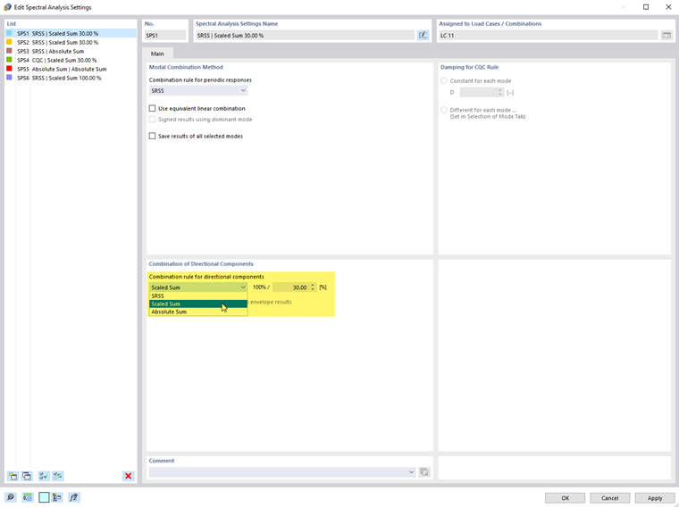 Selecionar uma regra de combinação para componentes direcionais