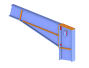 Ligação de aço rígida
