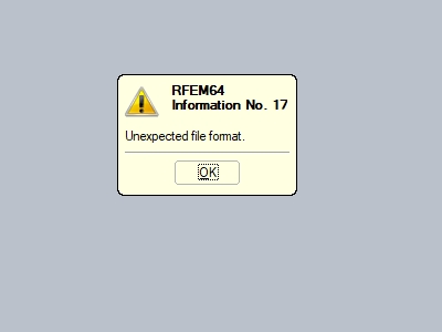 FAQ 005216 | É possível abrir um projeto do RFEM 6 com o RFEM 5?