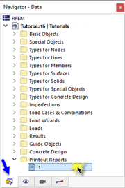 Abrir relatório de impressão
