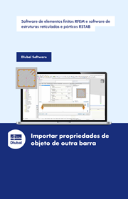 Software de elementos finitos RFEM e software de estruturas reticuladas RSTAB