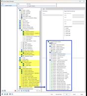 Seleccionar dados da análise dinâmica no gestor de relatórios de impressão