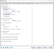 Configuração da malha, simulação de vento