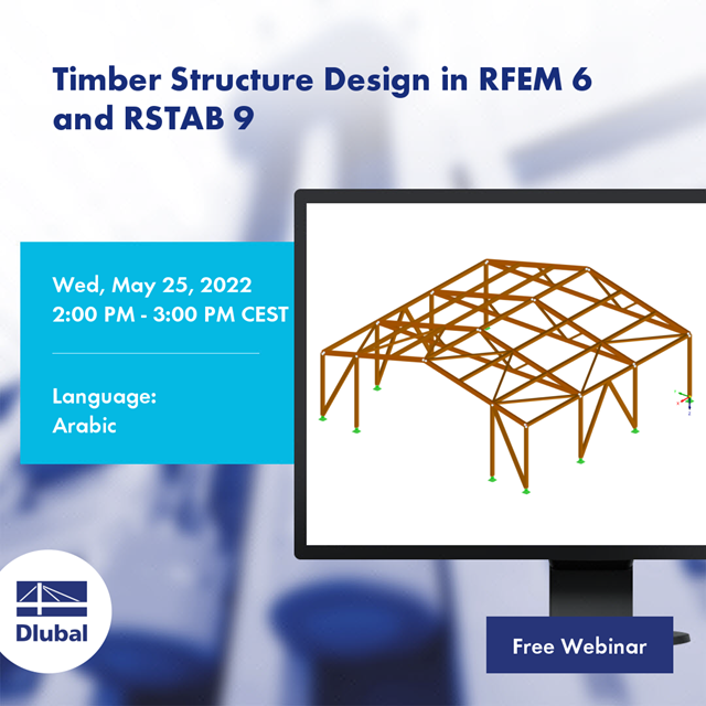 Dimensionamento de estruturas de madeira no RFEM 6 e RSTAB 9