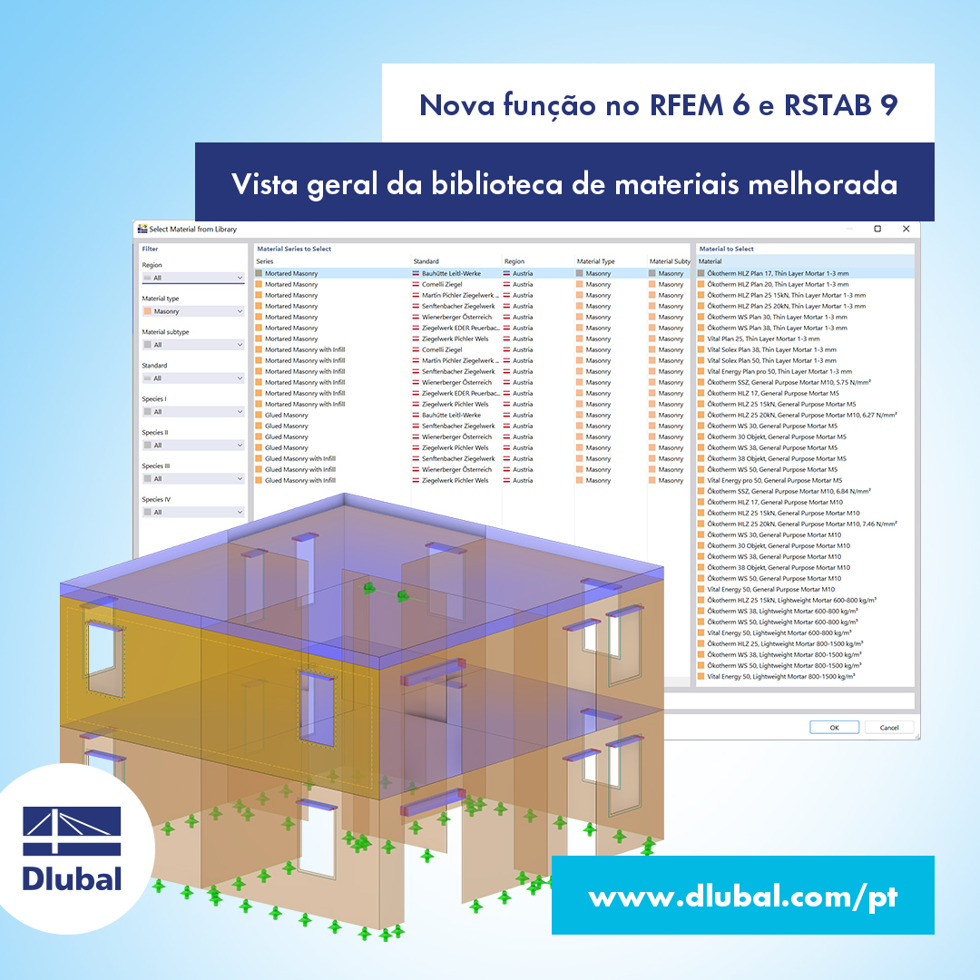 Nova função no RFEM 6 e RSTAB 9