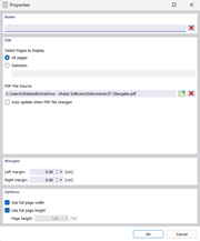Integrar ficheiro PDF