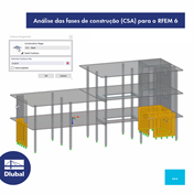 Análise das fases de construção (CSA) para o RFEM 6