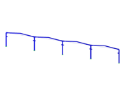 Pavilhão industrial de quatro vãos com pontes rolantes
