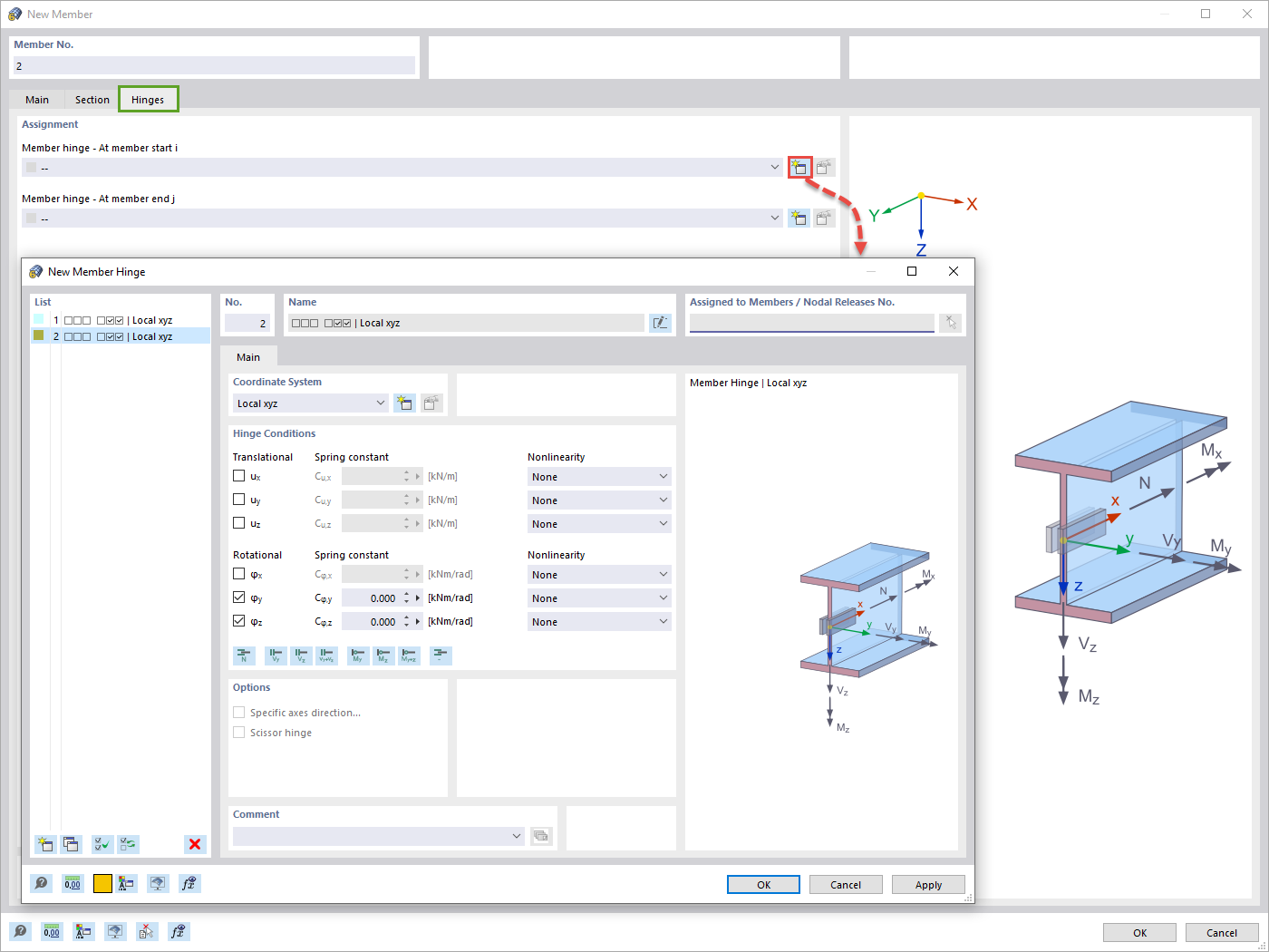 Nova articulação de barra