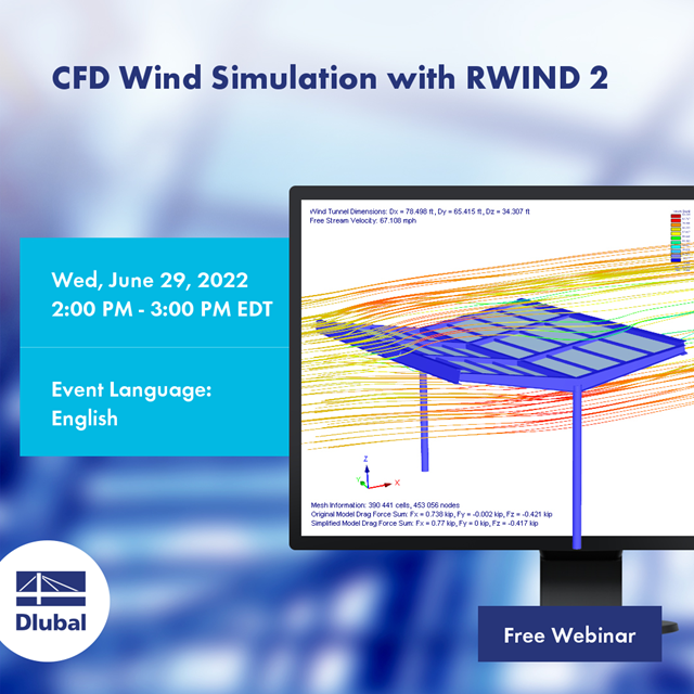 Simulação de vento CFD com o RWIND 2
