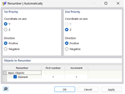 Renumeração automática de objetos