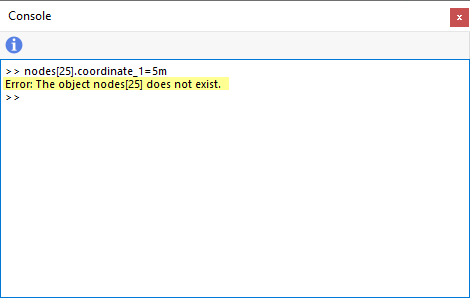 Mensagem de erro na consola