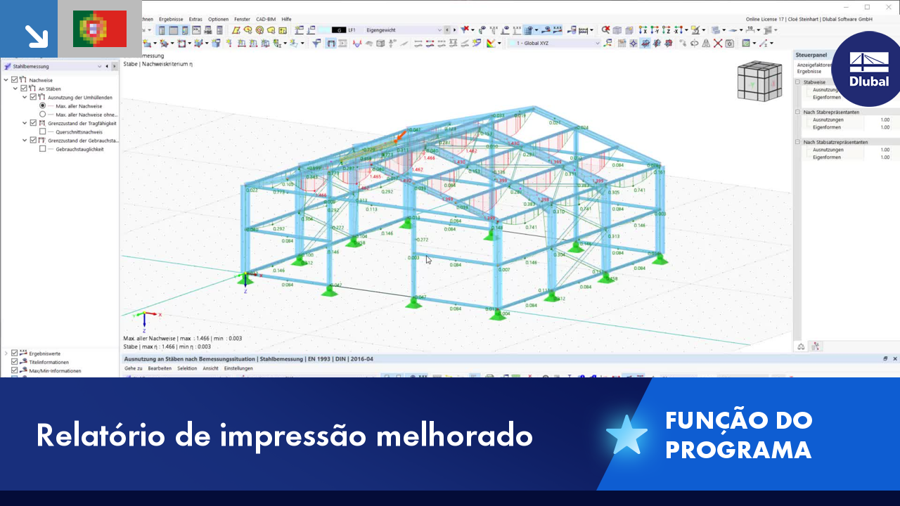 Erstellung eines detaillierten Ausdruckprotokolls mit verbesserten Optionen zur Dokumentation und Analyse.