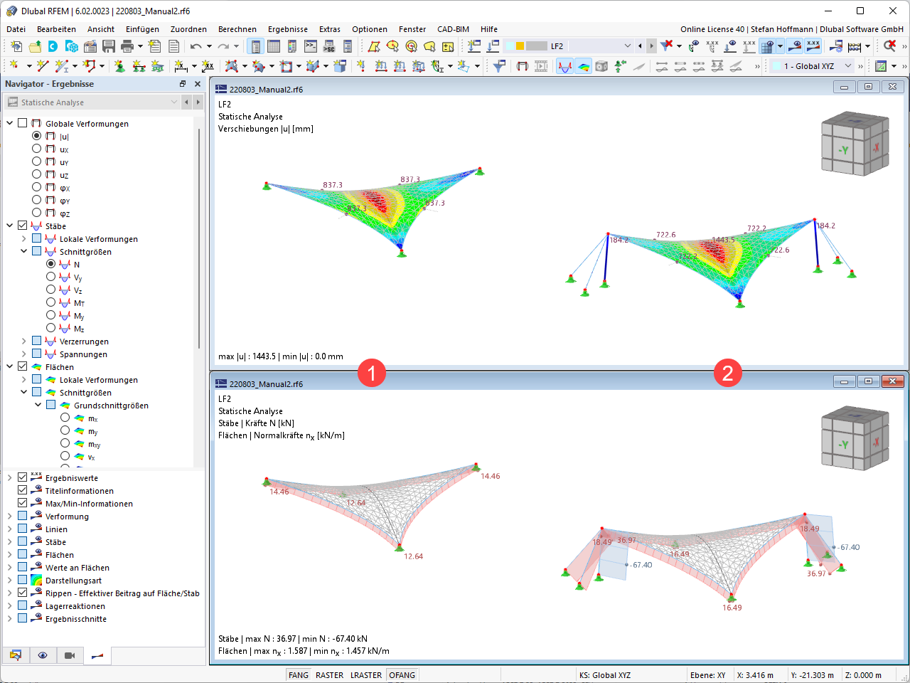 Form-Finding – Rigidez
