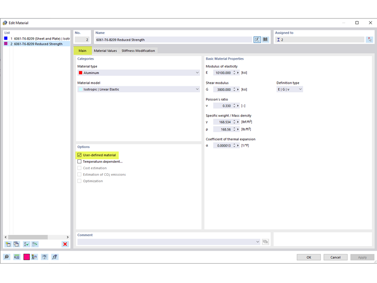 FAQ 005301 | Como é que considero a resistência de uma zona afetada pela soldadura para o alumínio?