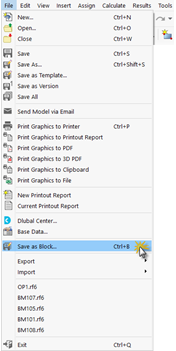 Guardar script como bloco