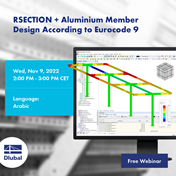RSECTION + dimensionamento de barras em alumínio segundo o Eurocódigo 9