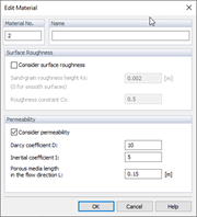 Editar material, Permeabilidade