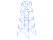 ID de modelo 2078 | TSR002-b | Torre triangulada