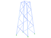 ID de modelo 2089 | TSR012-a | Torre triangulada
