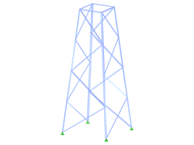 ID de modelo 2090 | TSR012-b | Torre triangulada