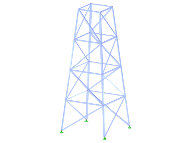 ID de modelo 2092 | TSR013-b | Torre triangulada
