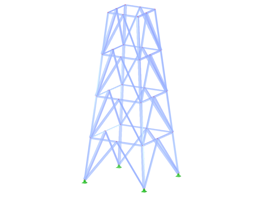 ID do modelo 2099 | TSR050 | Torre triangulada