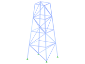 ID de modelo 2110 | TSR015-a | Torre triangulada
