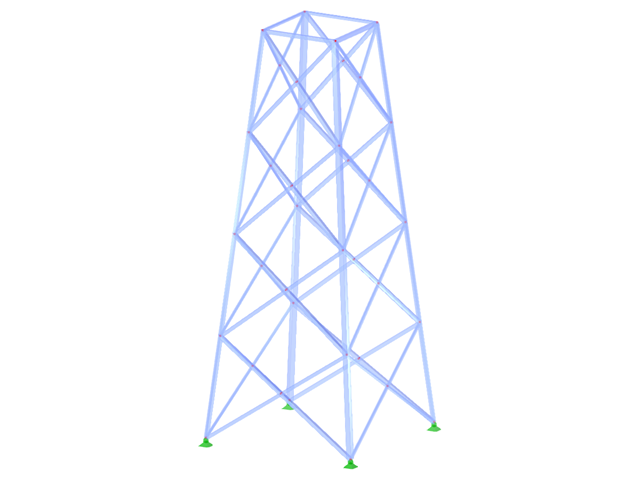 ID de modelo 2115 | TSR034-b | Torre triangulada