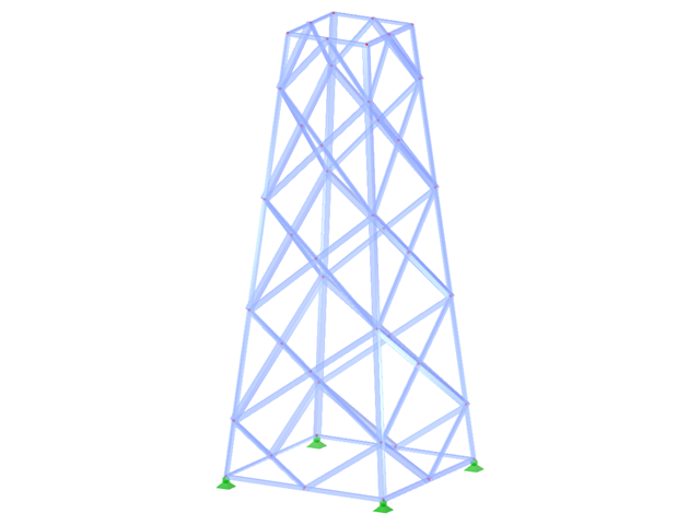 ID de modelo 2136 | TSR038-b | Torre triangulada
