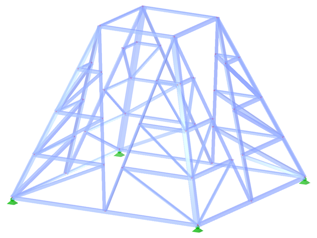 ID de modelo 2192 | TSR061 | Torre triangulada