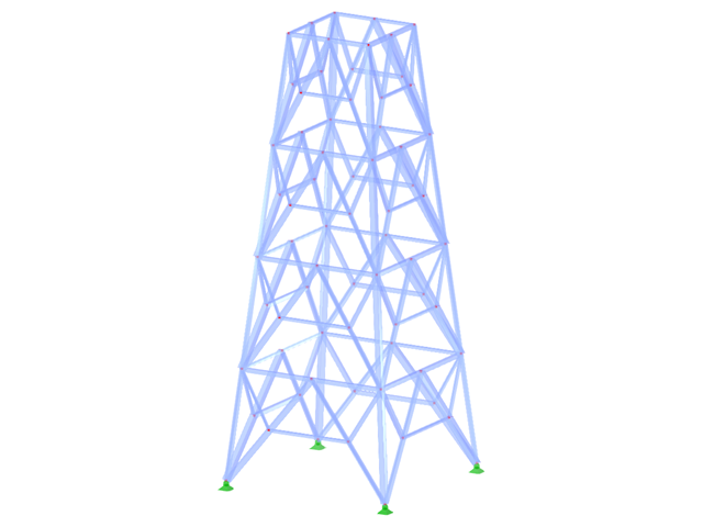 ID de modelo 2194 | TSR053-a | Torre triangulada