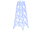 ID de modelo 2195 | TSR054-a | Torre triangulada