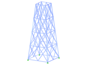 ID de modelo 2196 | TSR063-a | Torre triangulada