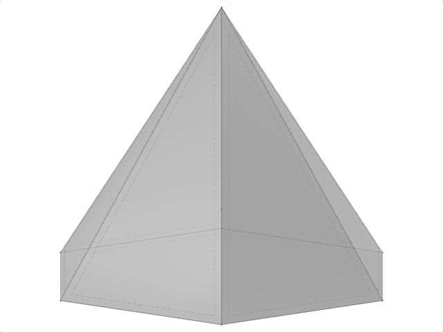 ID de modelo 2200 | SLD031 | Pirâmide hexagonal