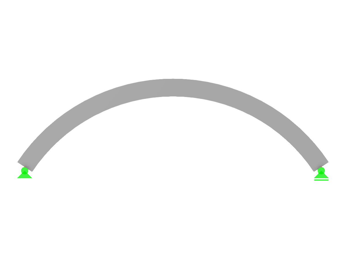 Modelo ID 3204 | ARB002c | Viga arqueada | Circular