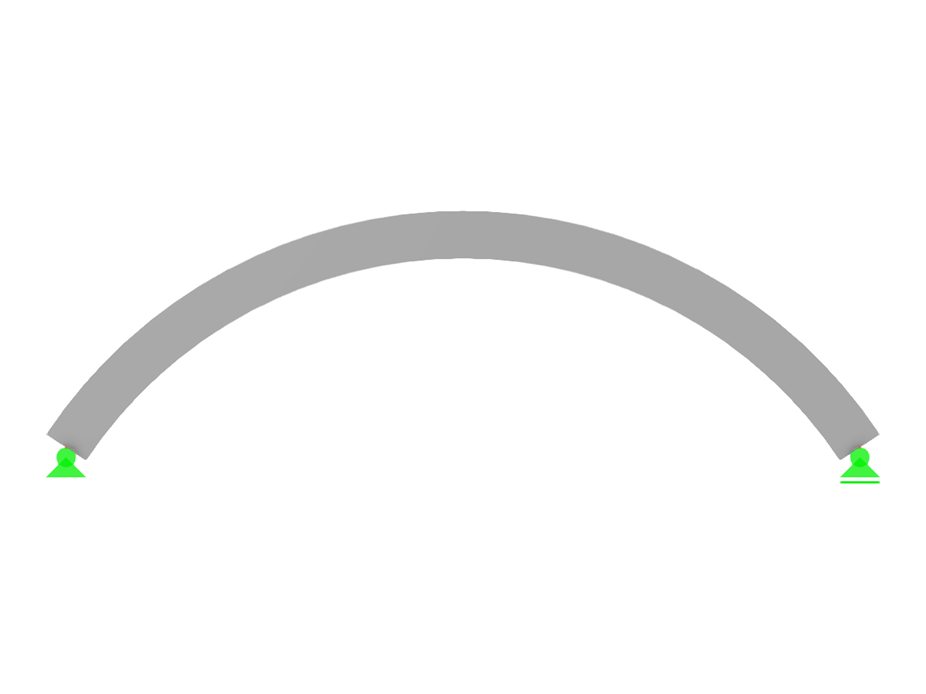 Modelo ID 3204 | ARB002c | Viga arqueada | Circular