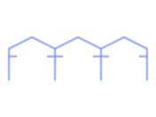 Modelo ID 3296 | F3B006 | Pórticos de três vãos