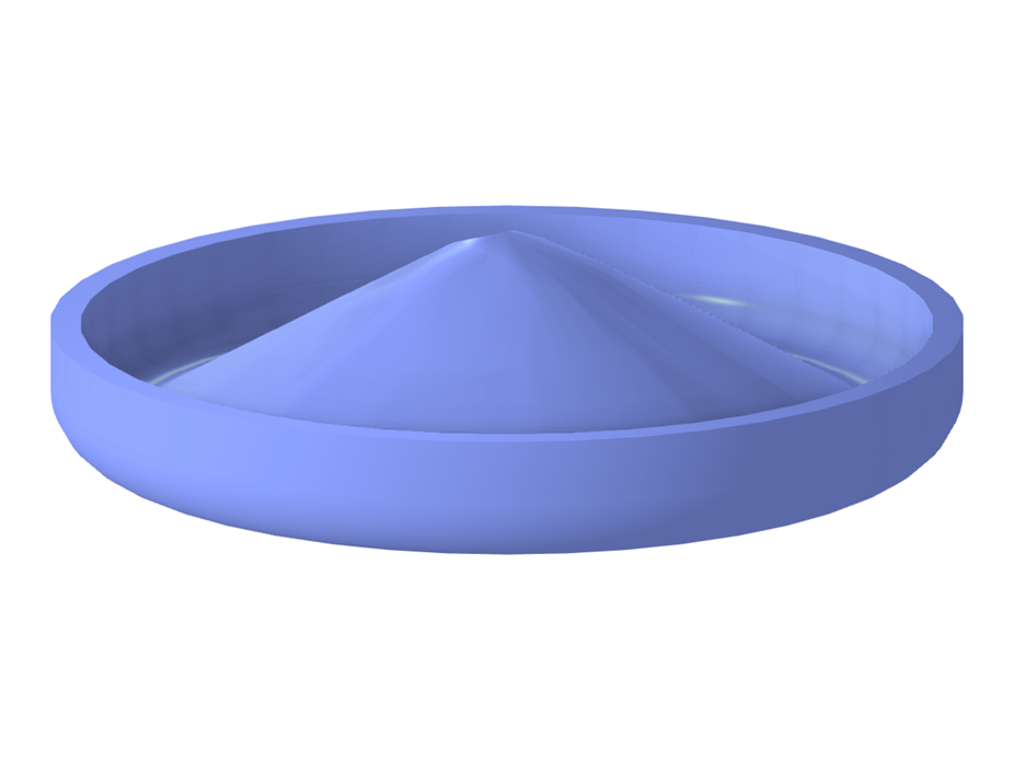 ID do modelo 3761 | HPV009-c | Altura do vaso de pressão cónico invertido