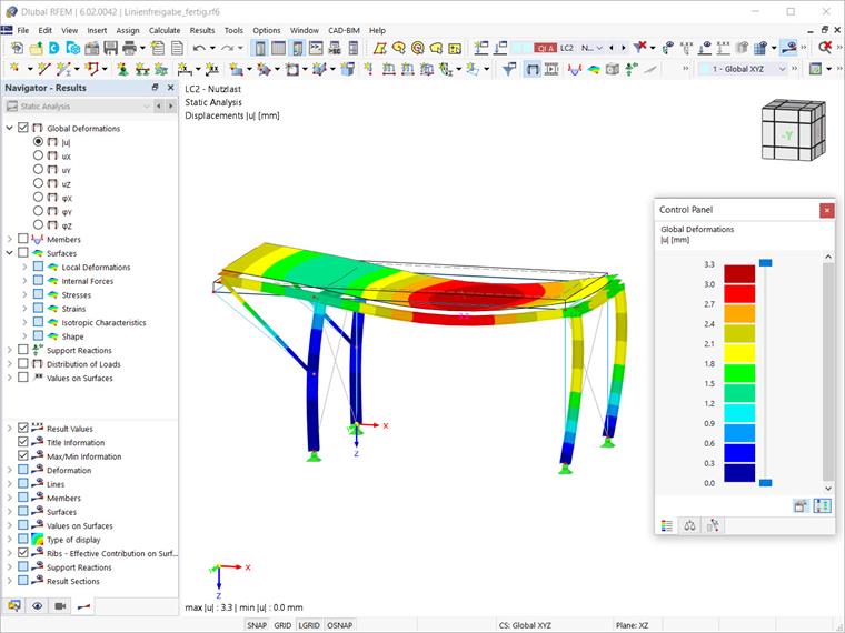 Deformações sem libertações de linhas