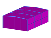 Modelo 003880 | Pavilhão de aço