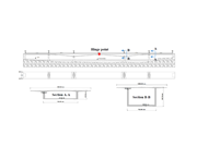 Figura 01: Geometria e secções da ponte