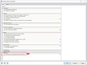 Opções e configuração do programa