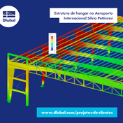 Estrutura de hangar no Aeroporto Internacional Silvio Petirossi