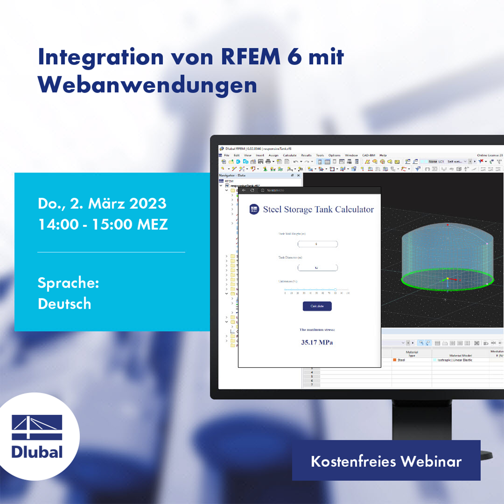 Integração do RFEM 6 com aplicações web
